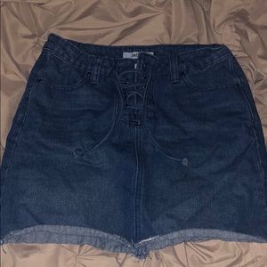 jean skirt